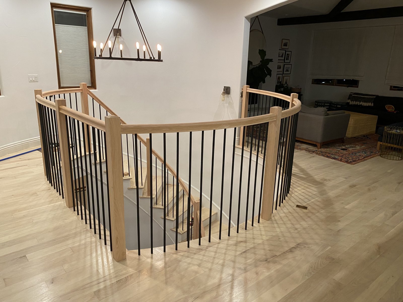 Hardwood Systems material showcase for stairs