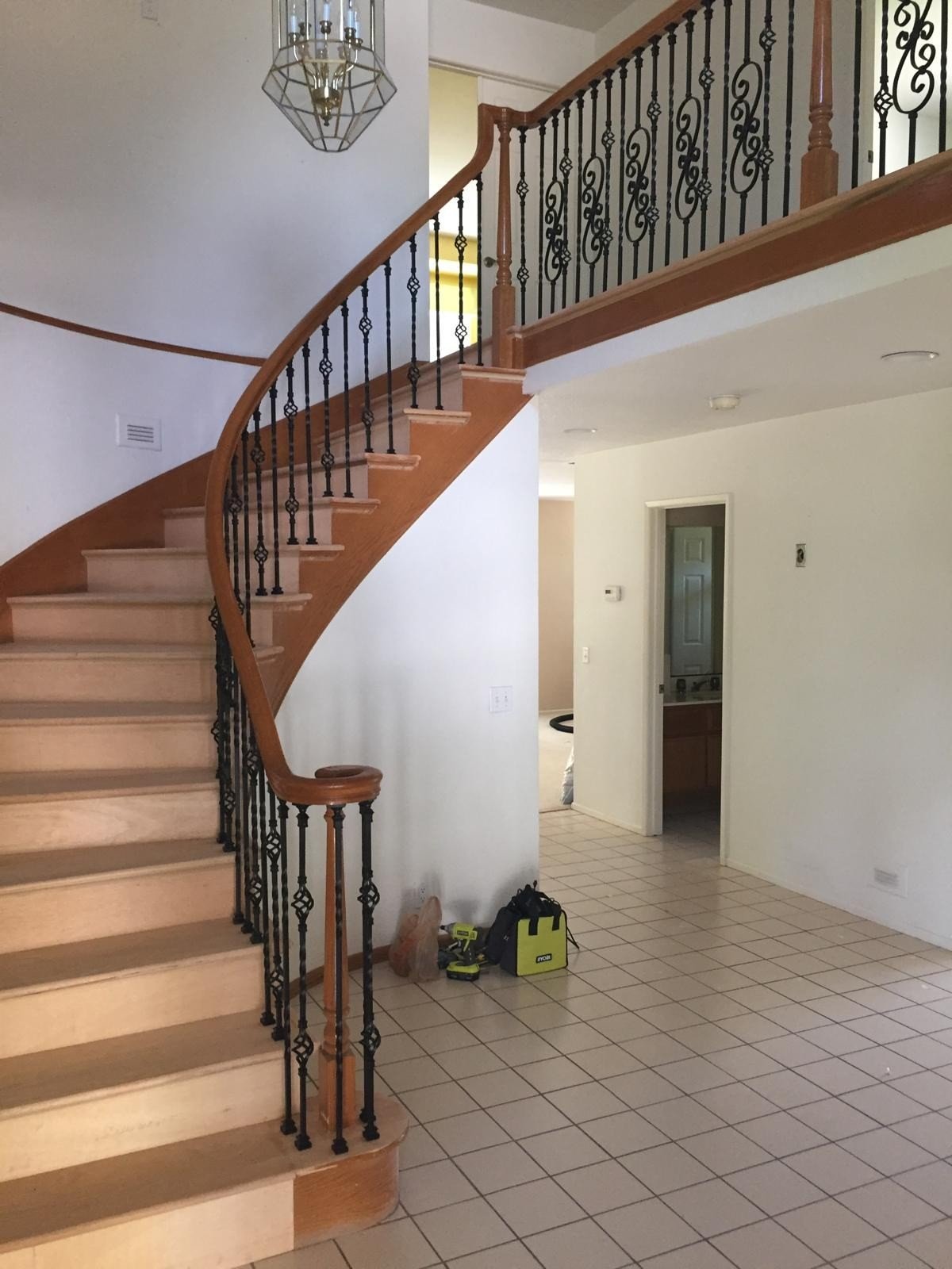 Stripping Carpet and Rebuilding a Rancho Palos Verdes Curved Stair